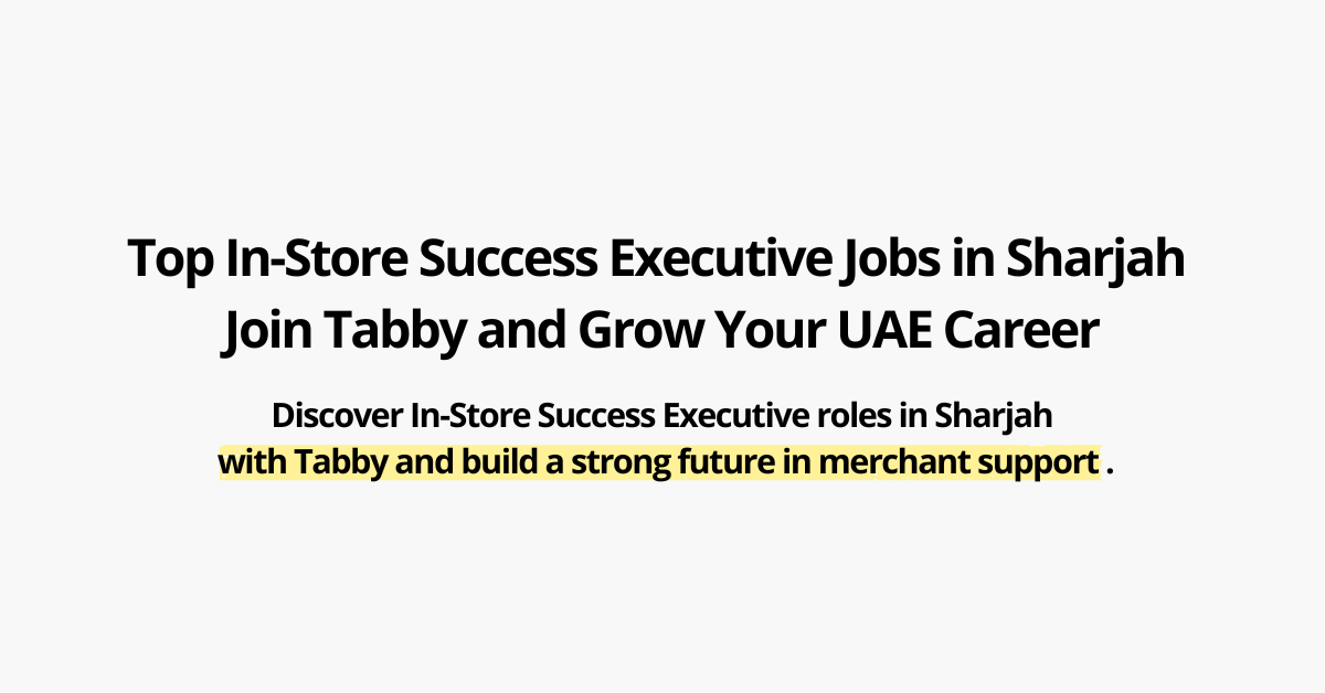Jobs in Sharjah