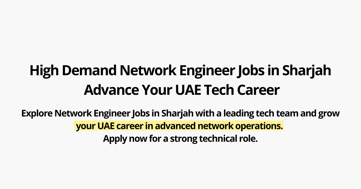 Jobs in Sharjah
